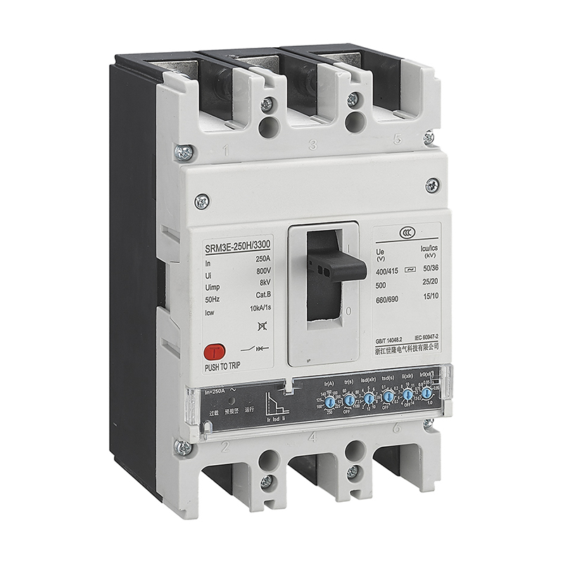 MCCB elettronico regolabile 250A 320A 3P(3P+N) 0,4-1,0 pollici